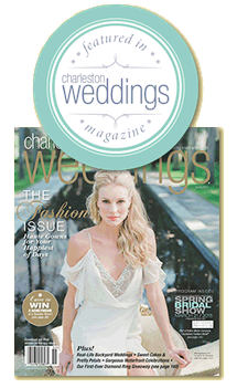Featured in Charleston Weddings Magazine